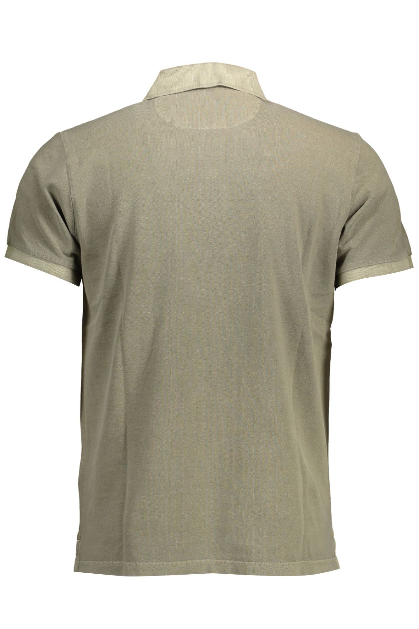 Grünes Baumwoll-Poloshirt