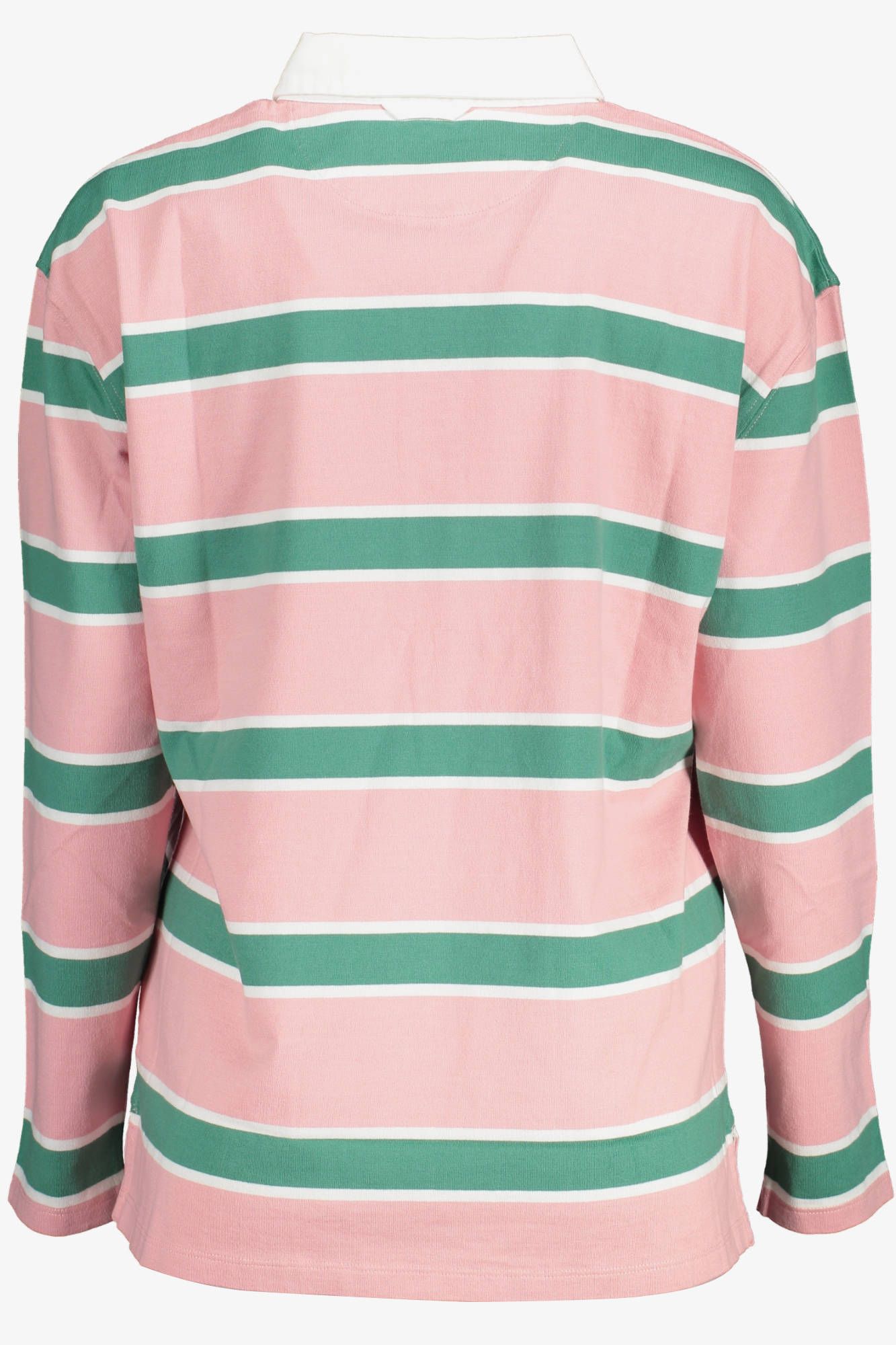 Rosa Baumwoll-Poloshirt