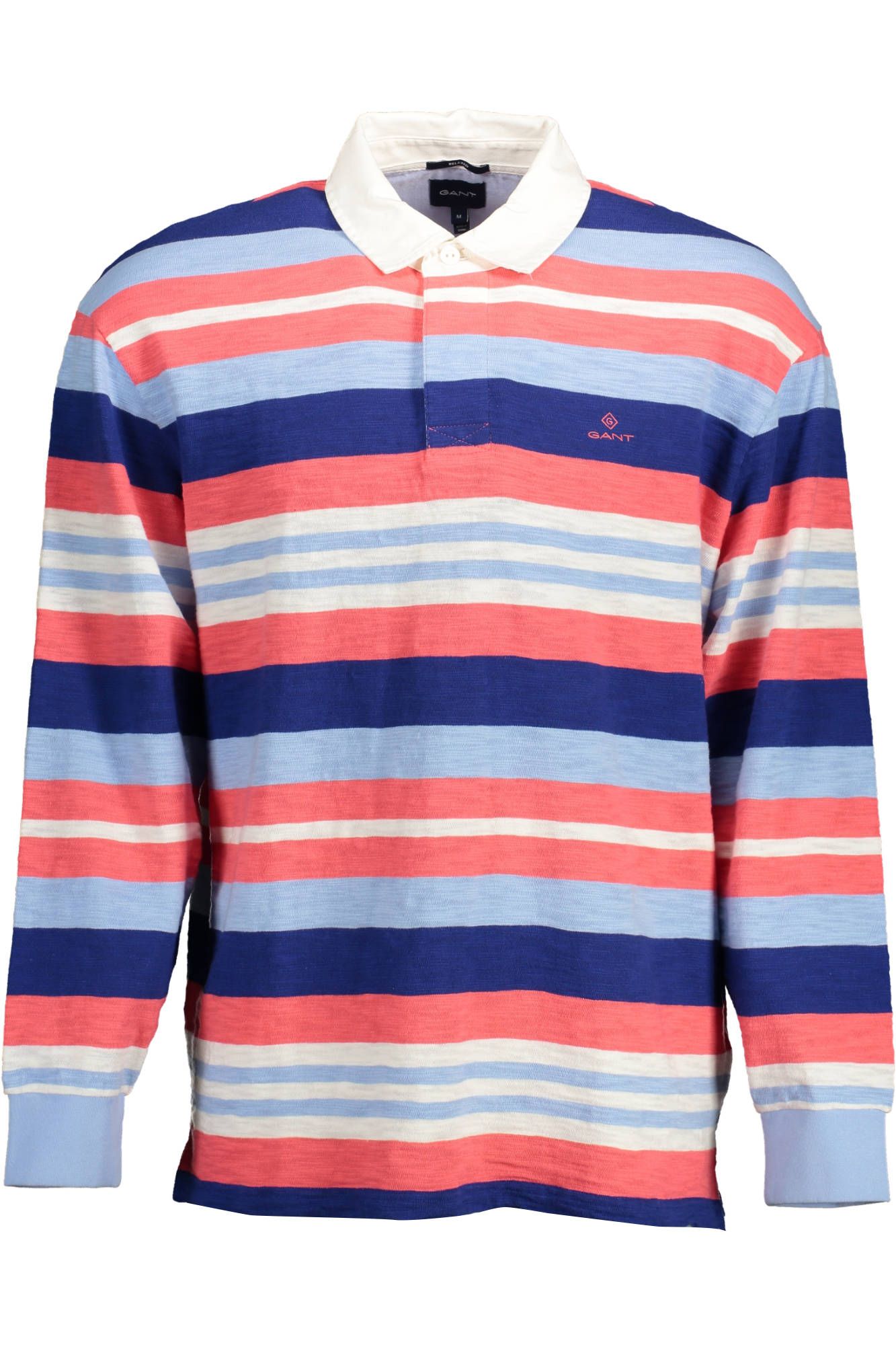 Hellblaues Baumwoll-Poloshirt