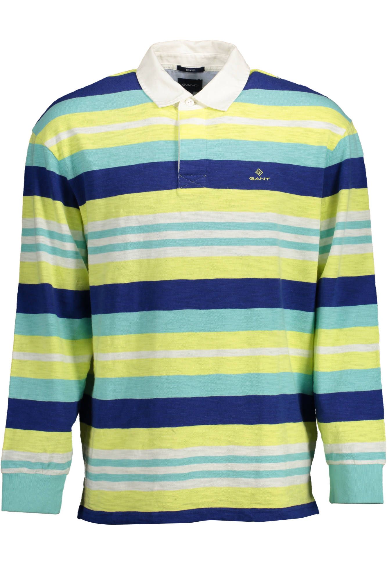 Gelbes Baumwoll-Poloshirt