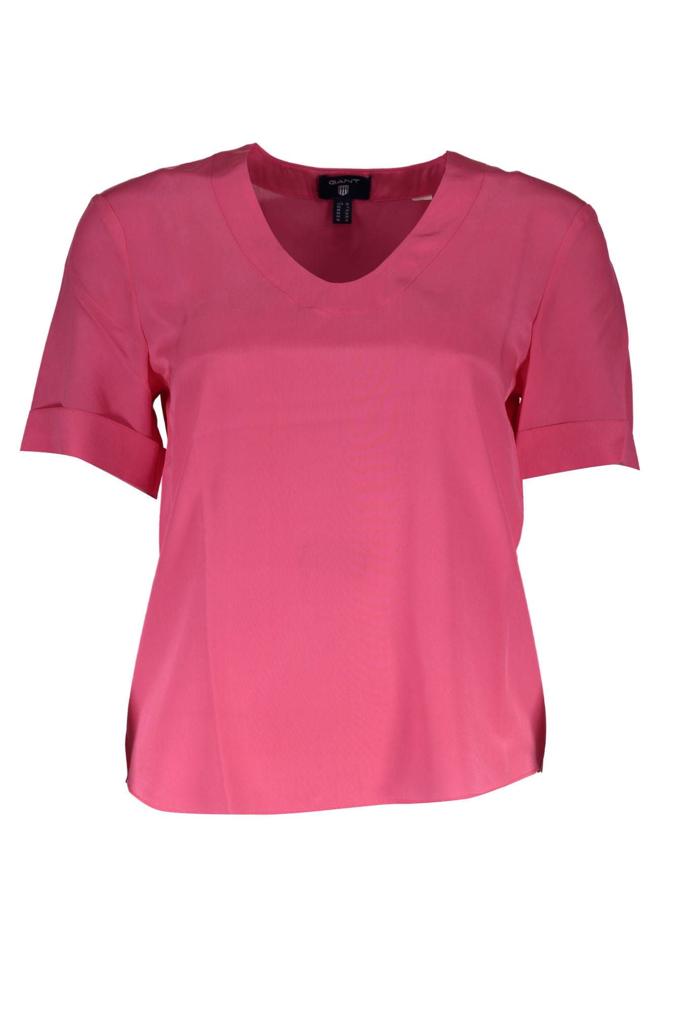 Rosa Seidenoberteile & T-Shirt