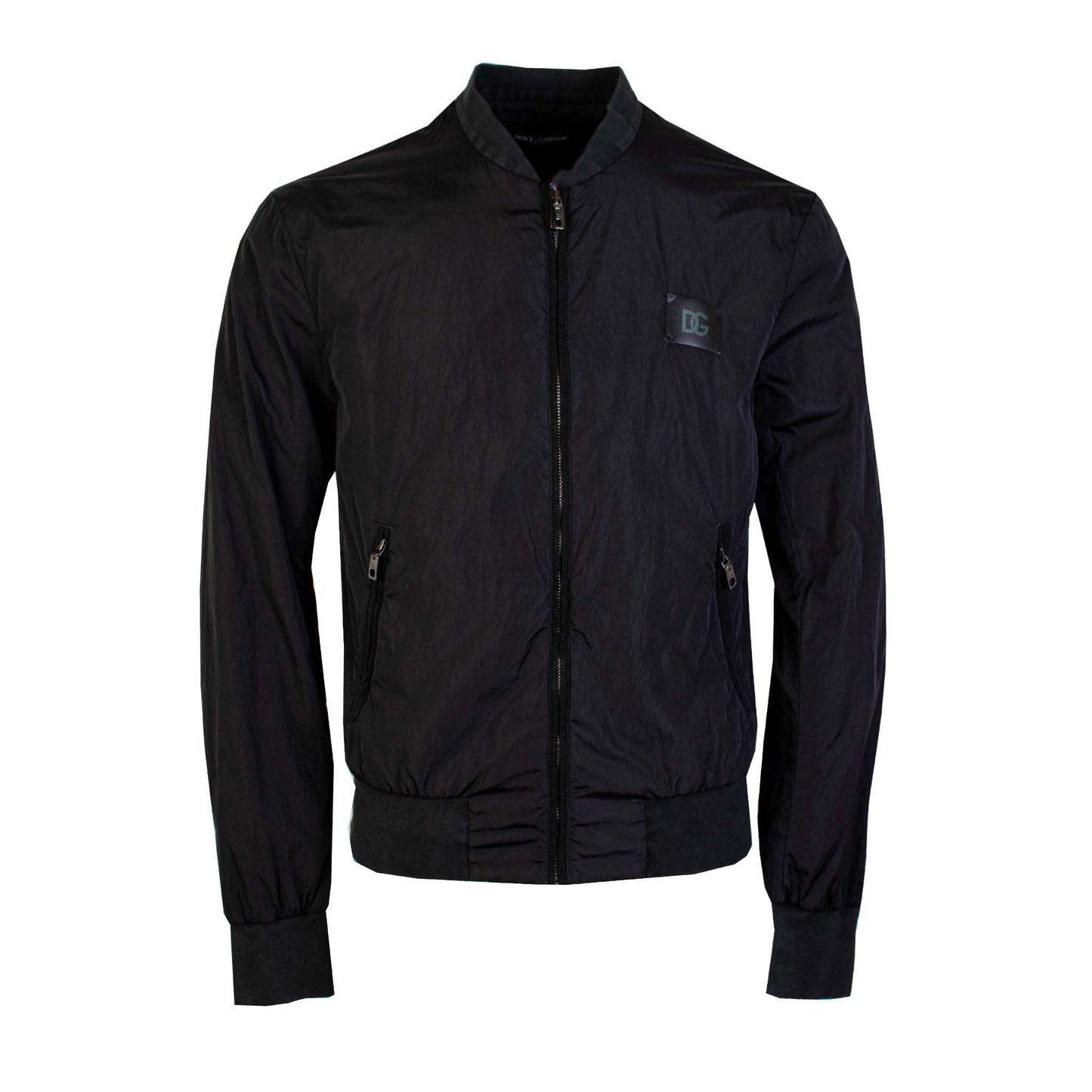 Schwarze Bomberjacke