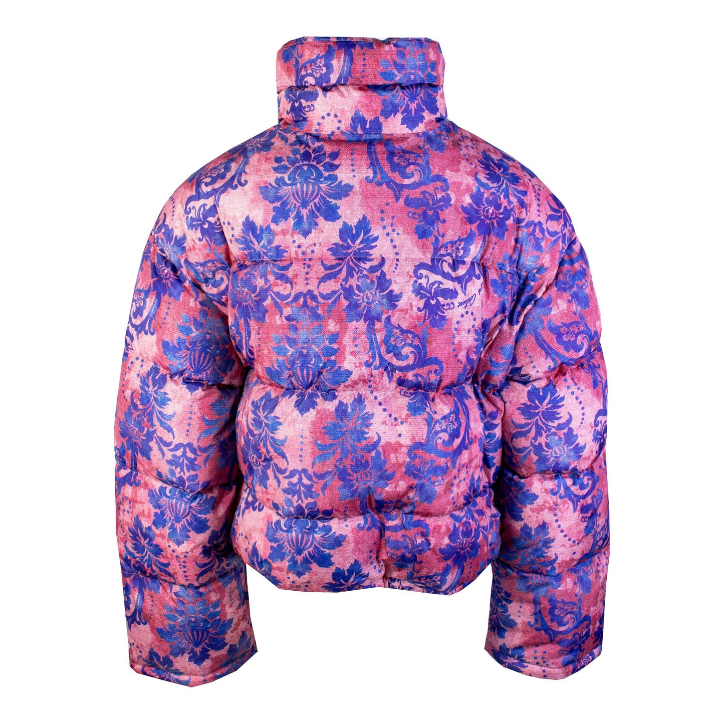 Bedruckte Jacke aus Polyester in Kurzform
