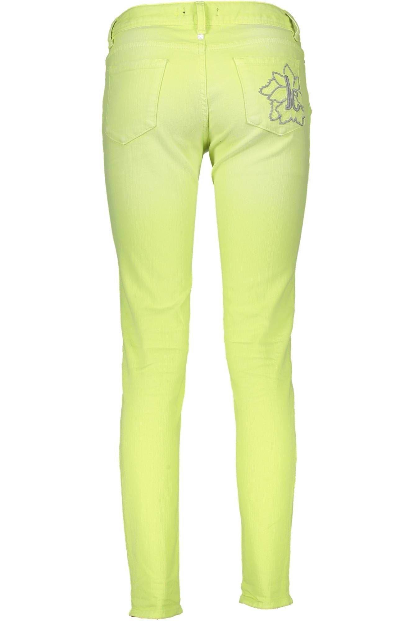 Gelbe Baumwolljeans & Hose