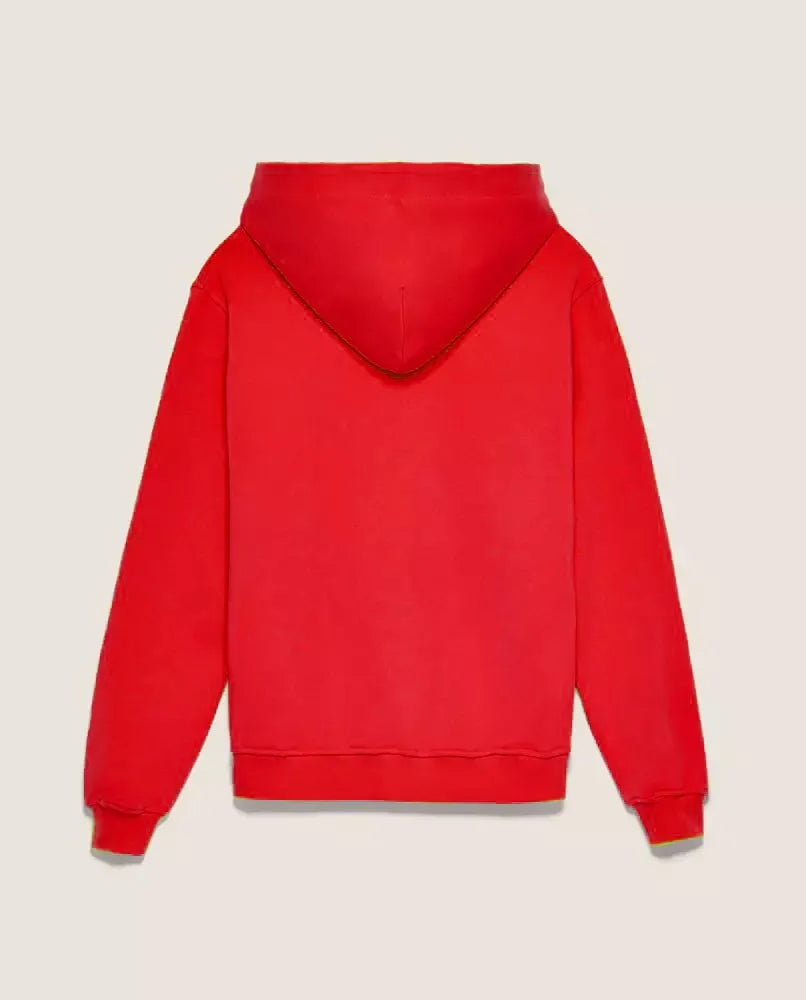 Roter Baumwollpullover