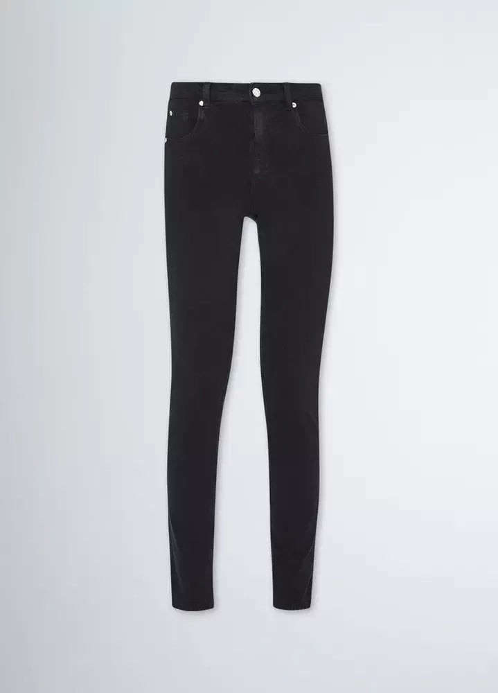 Schwarze Baumwolljeans & Hose
