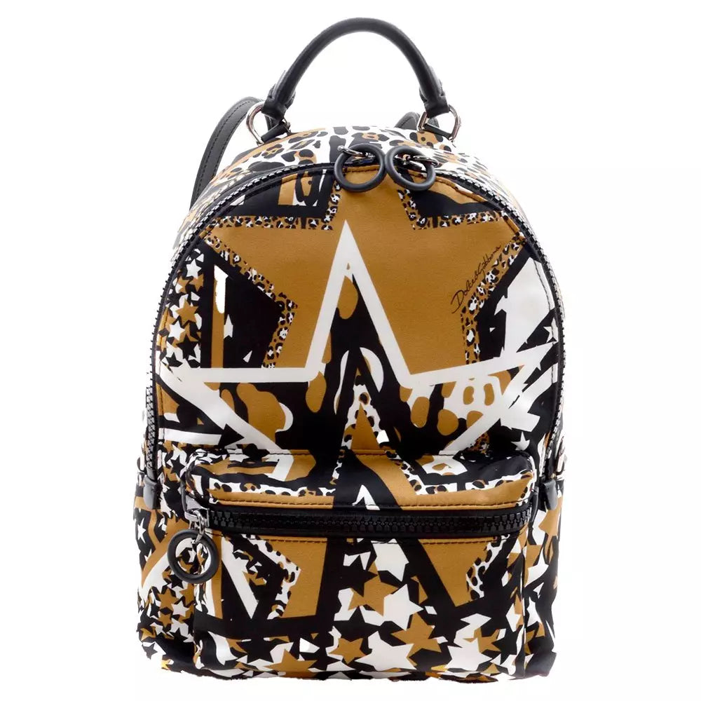 Schwarzer Nylon-Rucksack