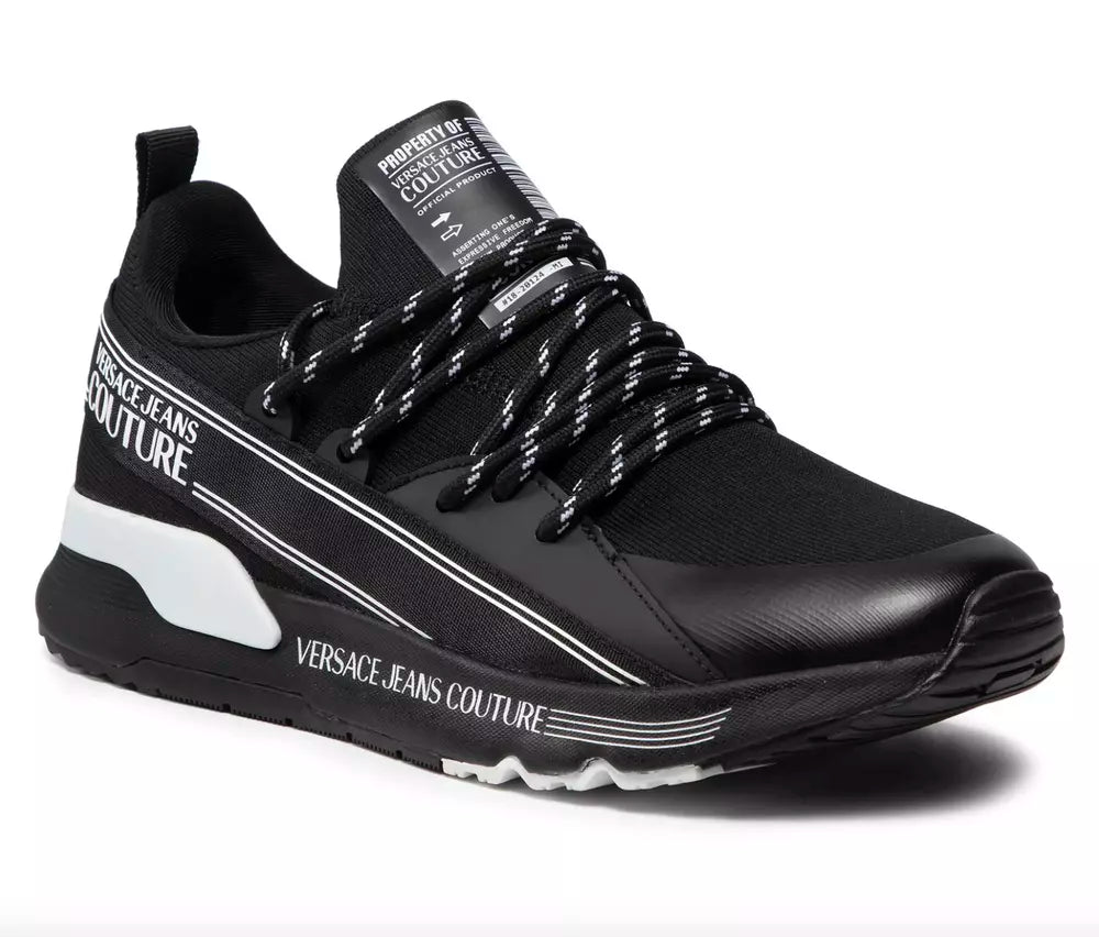 Schwarzer Nylon Sneaker