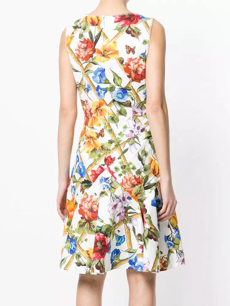 Weißes Baumwollkleid