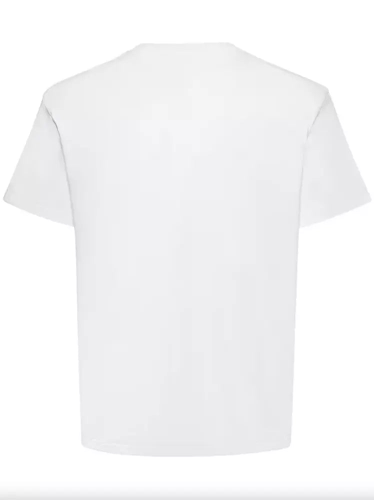 T-Shirt aus weißer Baumwolle