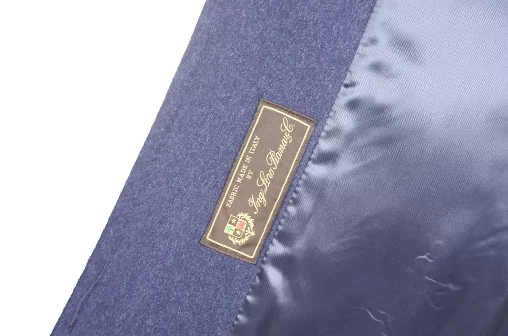 Blaue Wolle Vergine Jacken & Mantel