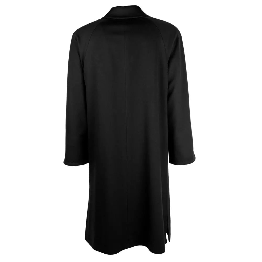 Schwarze Wolle Vergine Jacken & Mantel