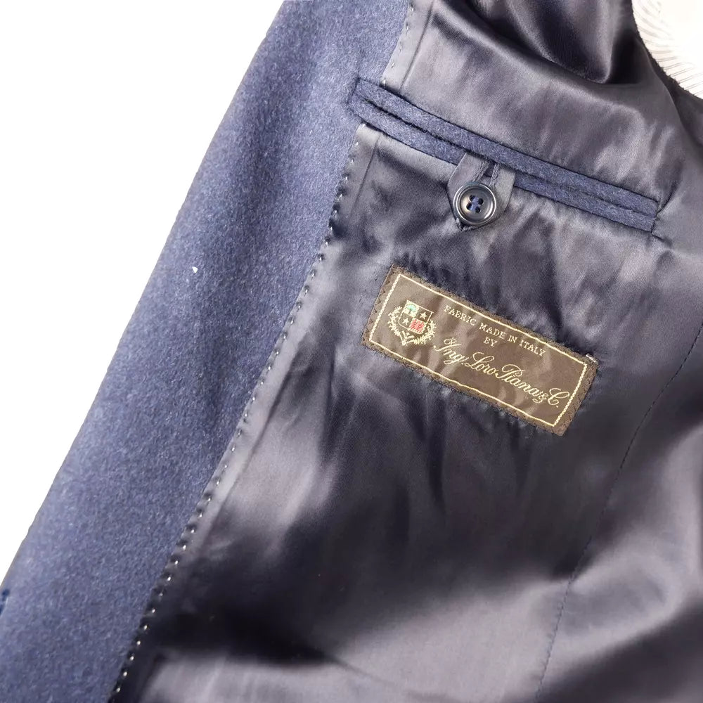 Jacke Vergine aus blauer Wolle