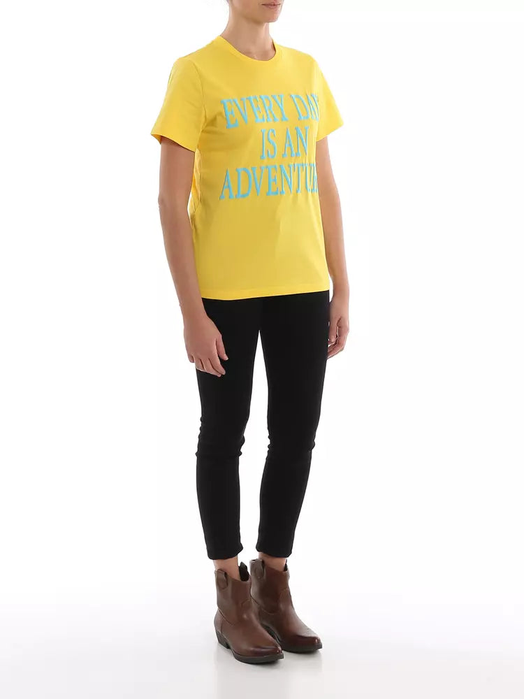 Gelbe Baumwolle Tops & T-Shirt