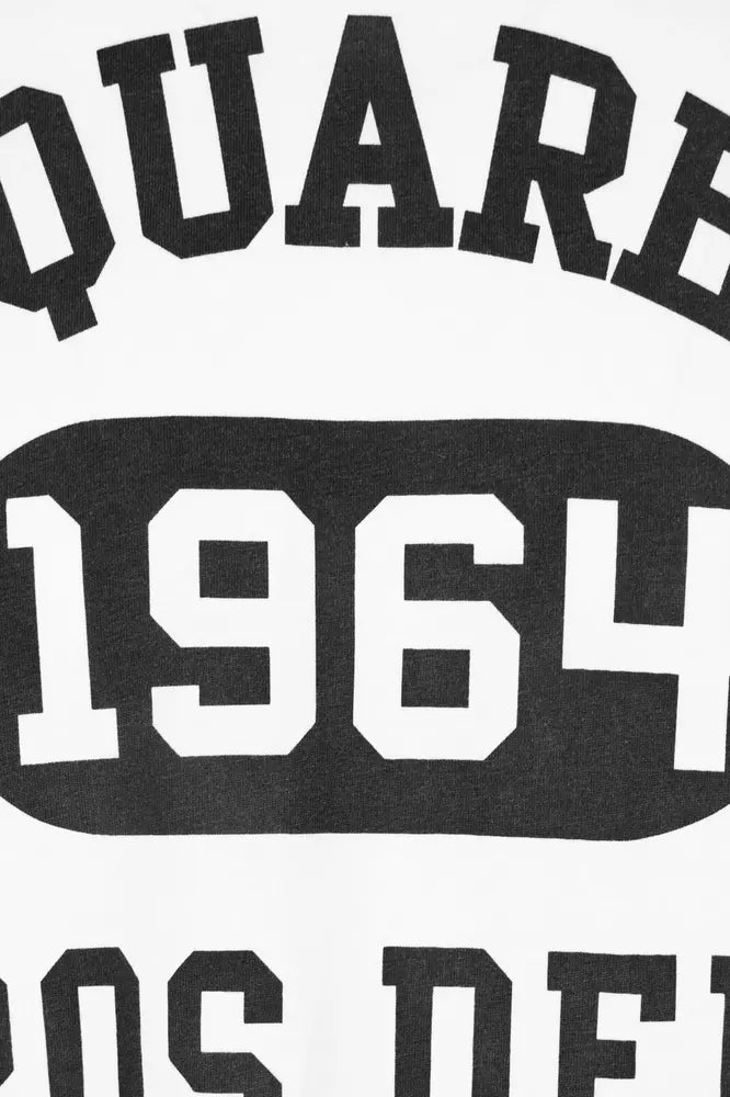 T-Shirt aus weißer Baumwolle