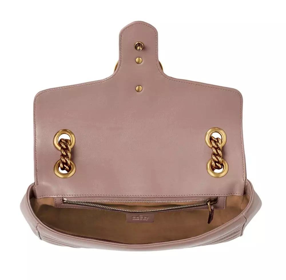 Beige Leder Crossbody Tasche