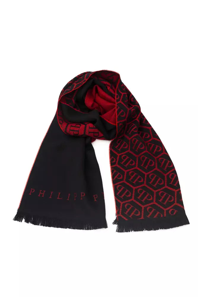 Roter Wollschal