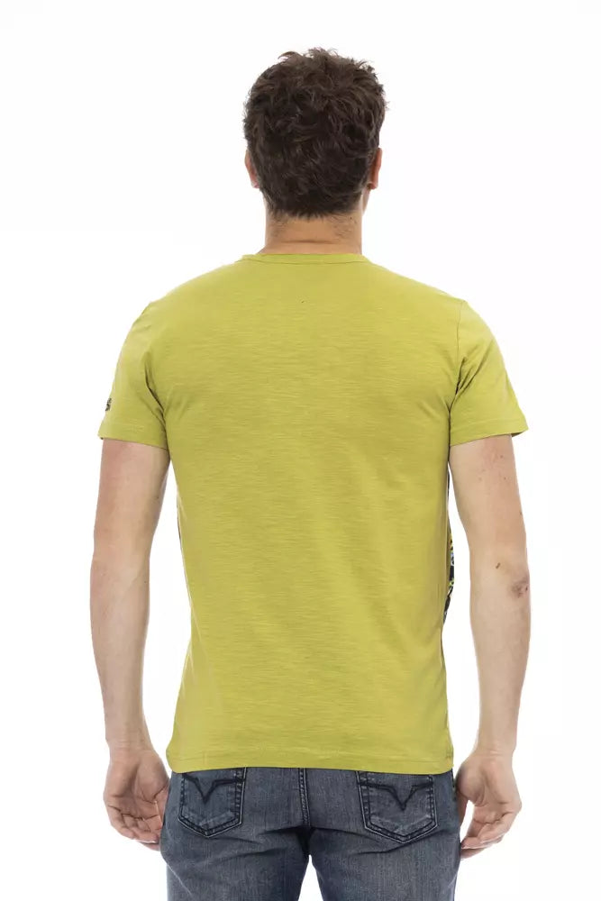 T-Shirt aus grüner Baumwolle