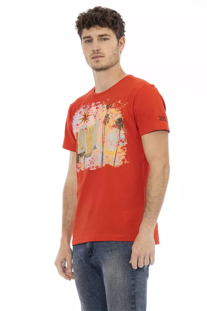T-Shirt aus roter Baumwolle