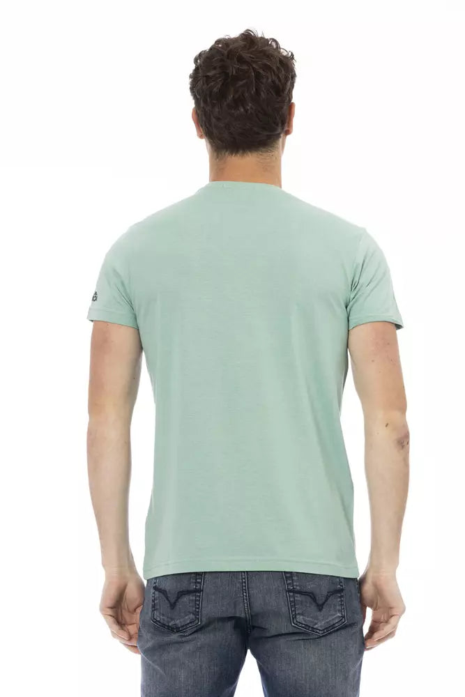 T-Shirt aus grüner Baumwolle