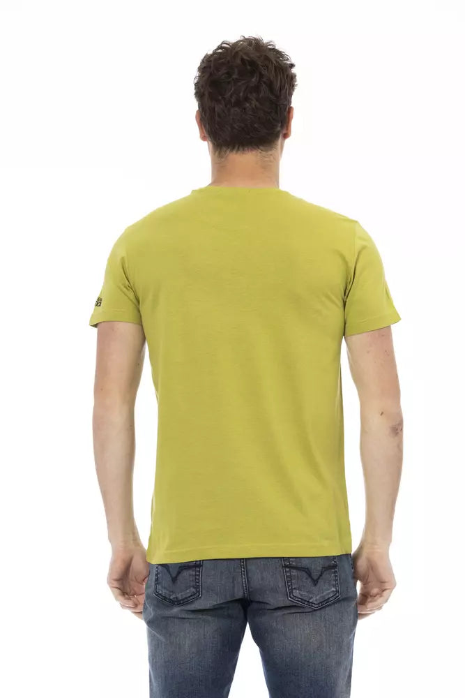 T-Shirt aus grüner Baumwolle