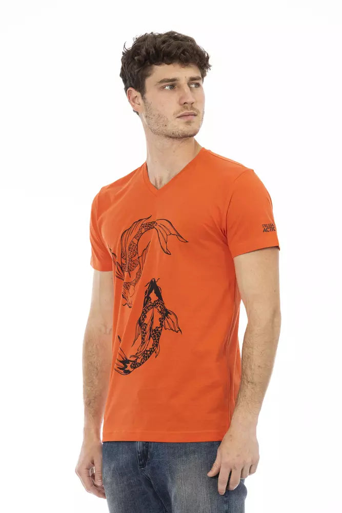 T-Shirt aus roter Baumwolle