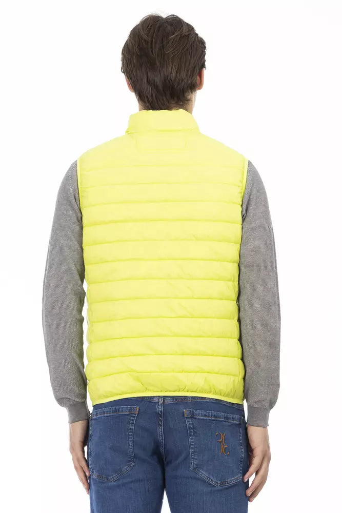Gelbe Polyester-Jacke
