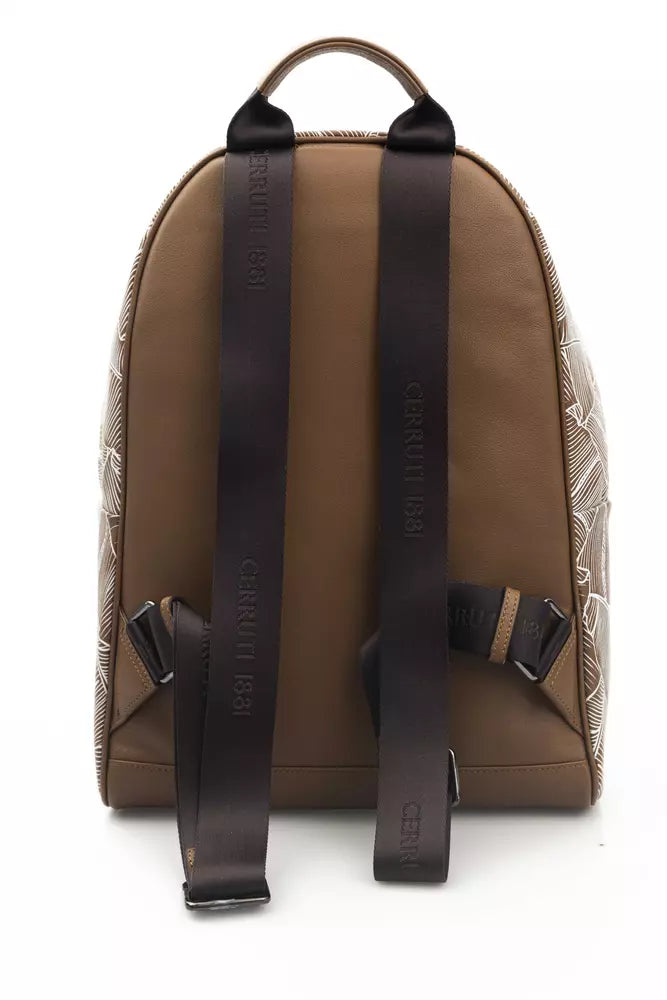 Brauner Lederrucksack