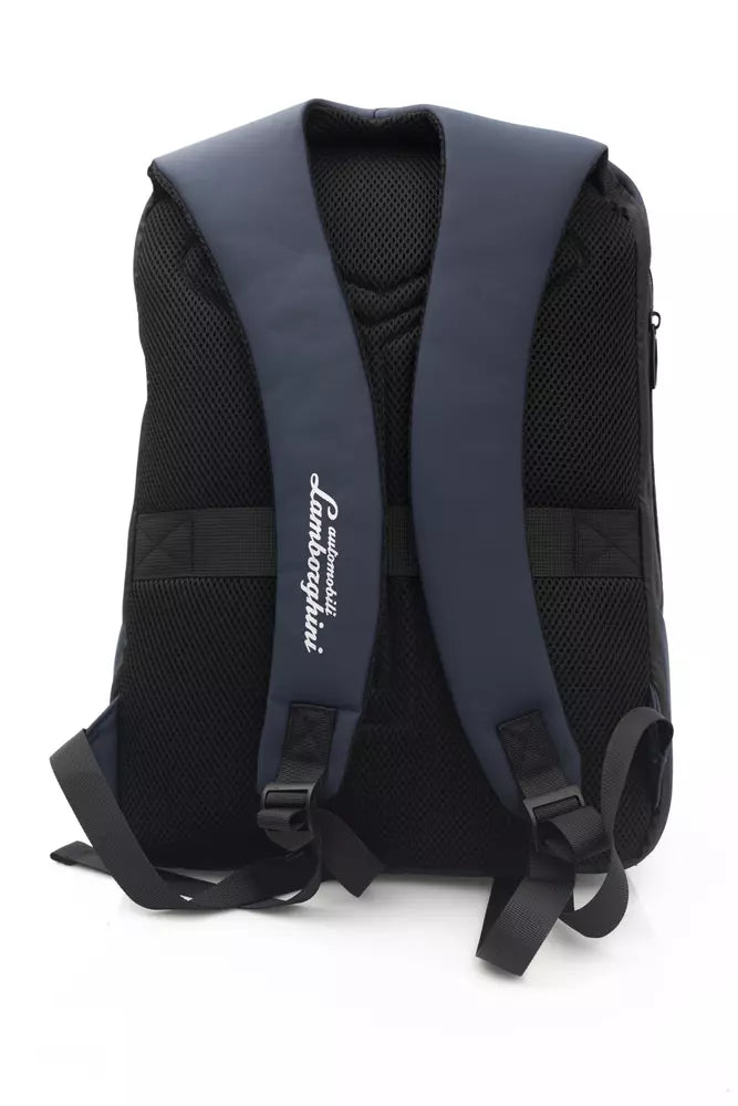 Blauer Nylon-Rucksack