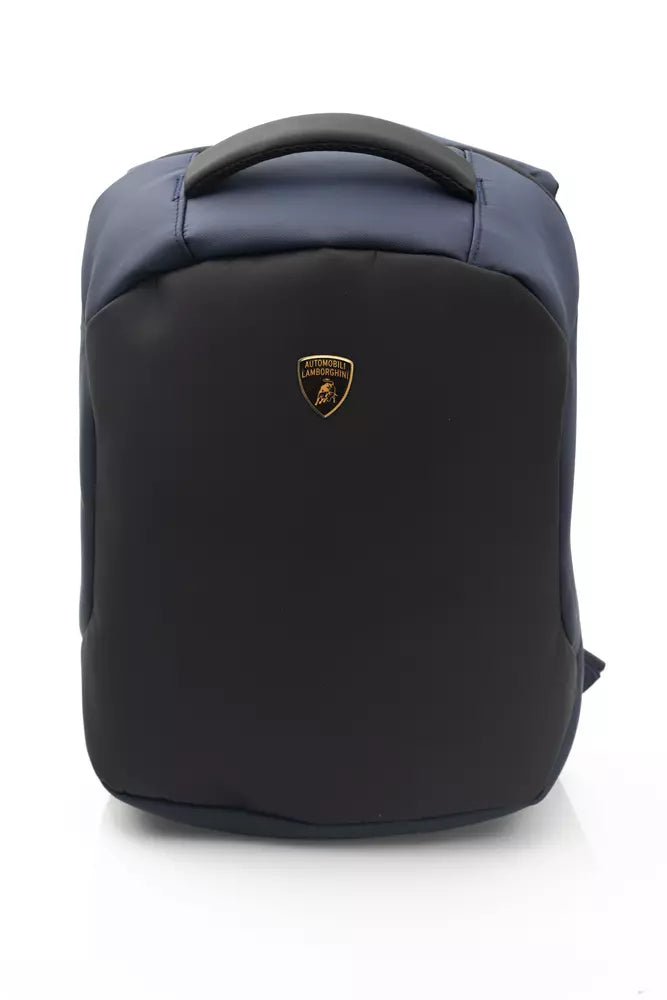 Blauer Nylon-Rucksack