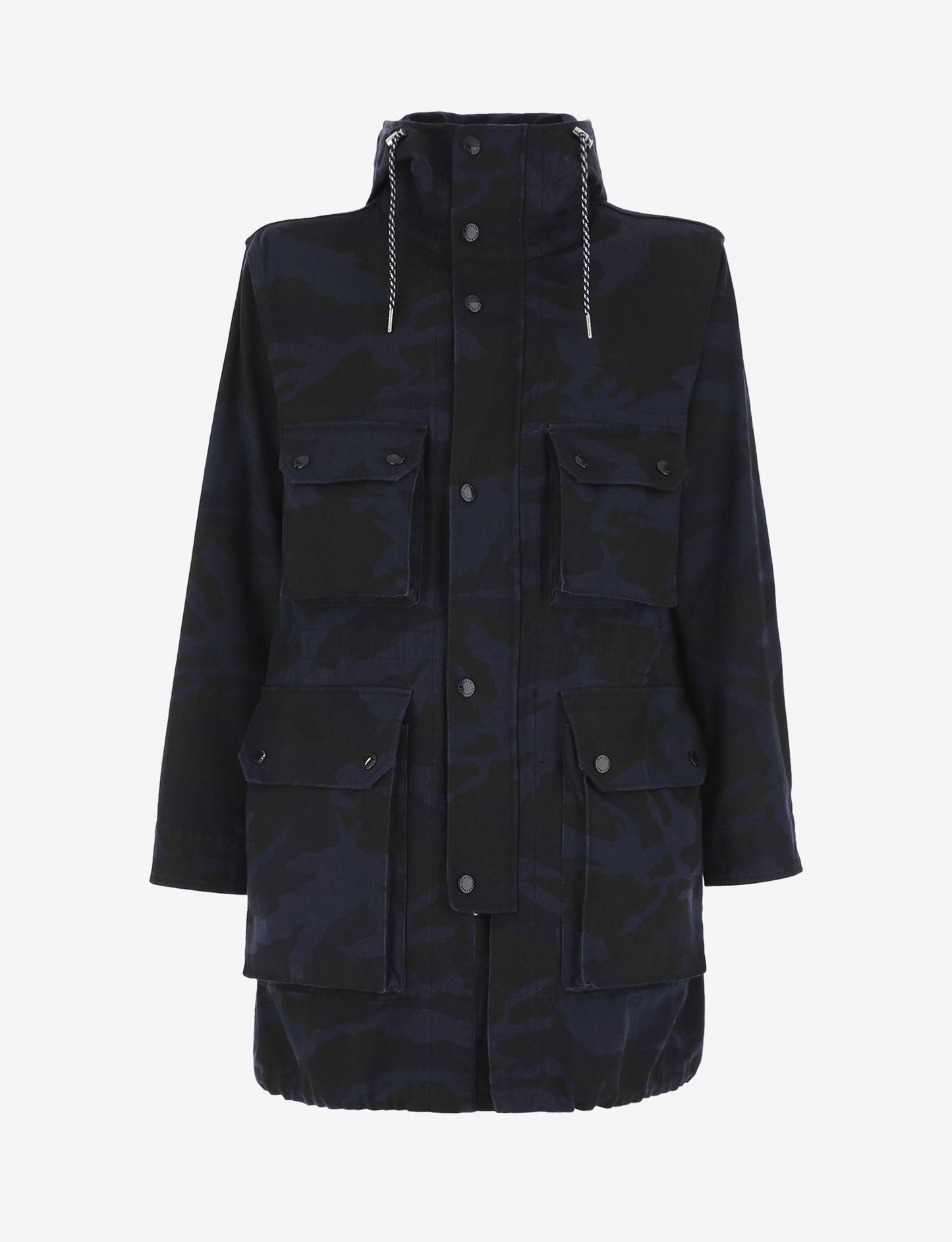 Blaue Baumwolljacke