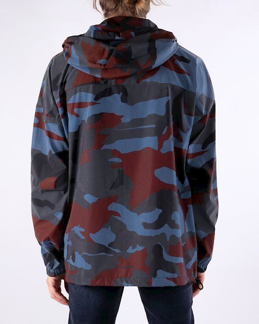 Graue Polyester-Jacke