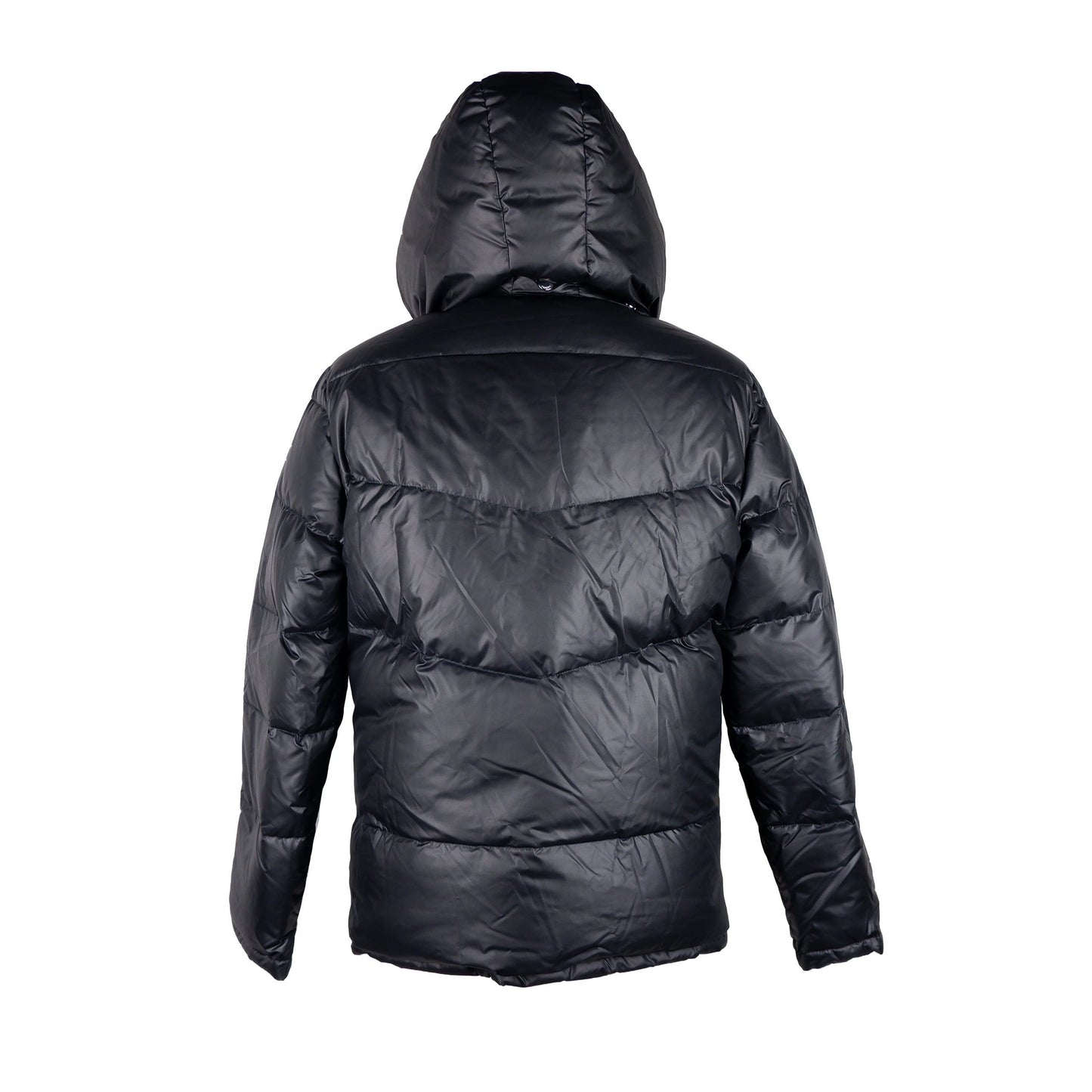 Schwarze Polyester-Jacke