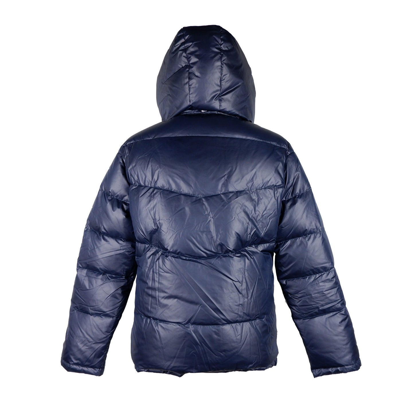 Blaue Polyester-Jacke