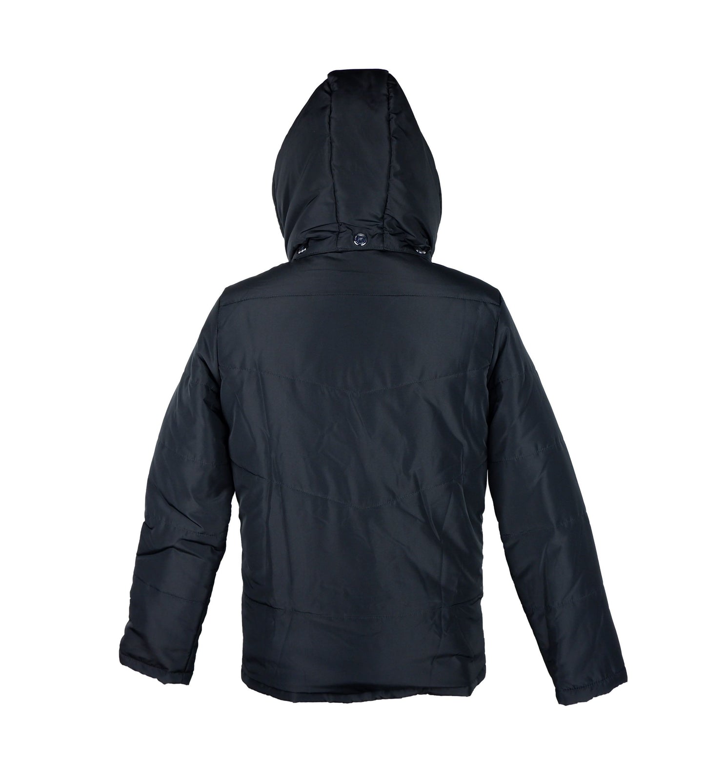Schwarze Polyamid-Jacke