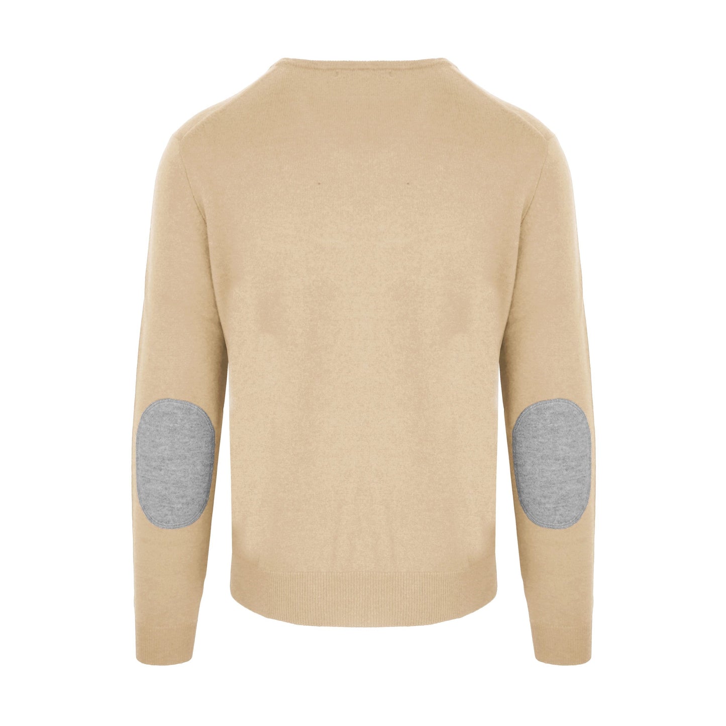 Beigefarbener Pullover aus Wolle