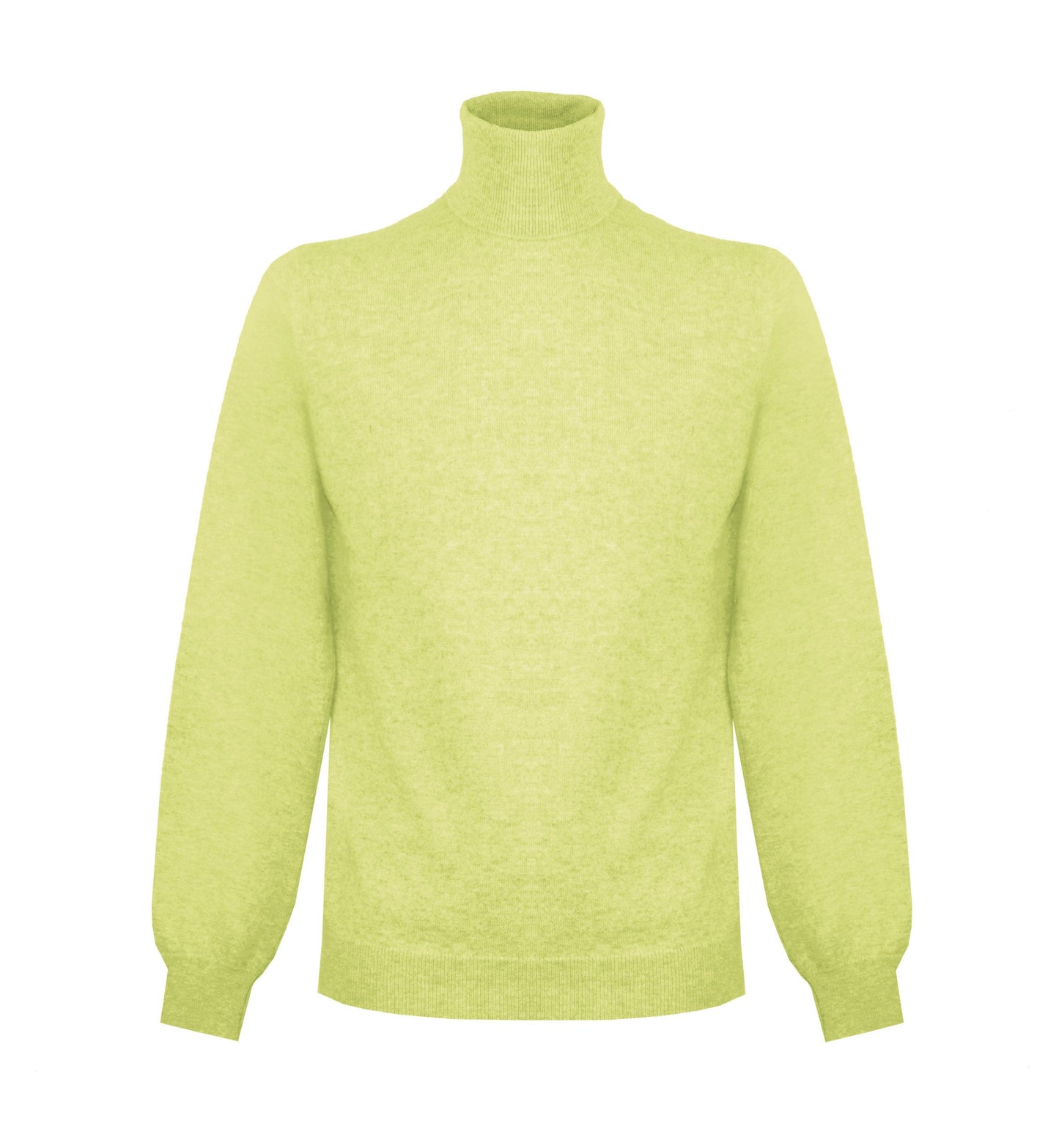 Gelber Kaschmirpullover