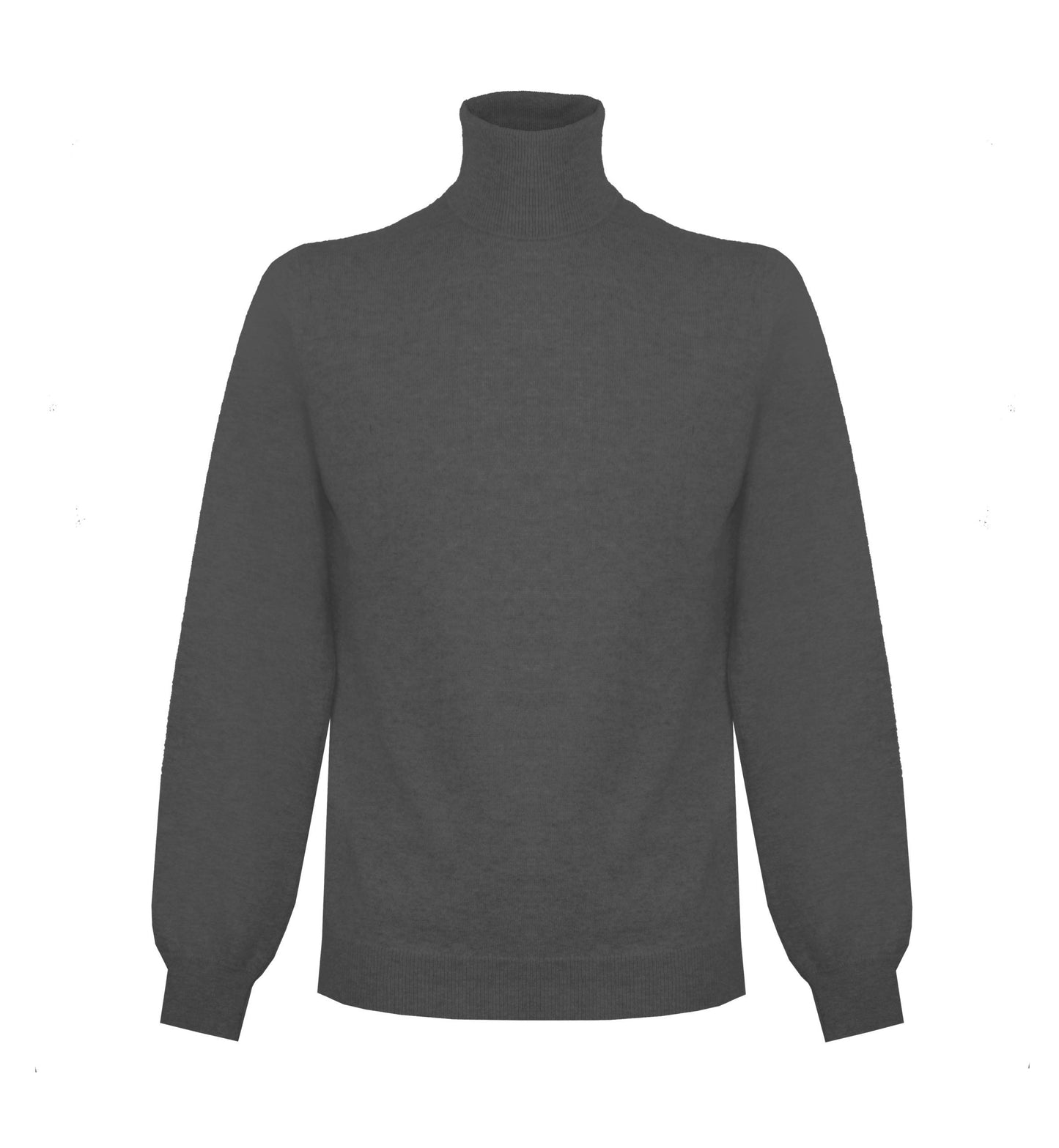 Grauer Kaschmir-Pullover