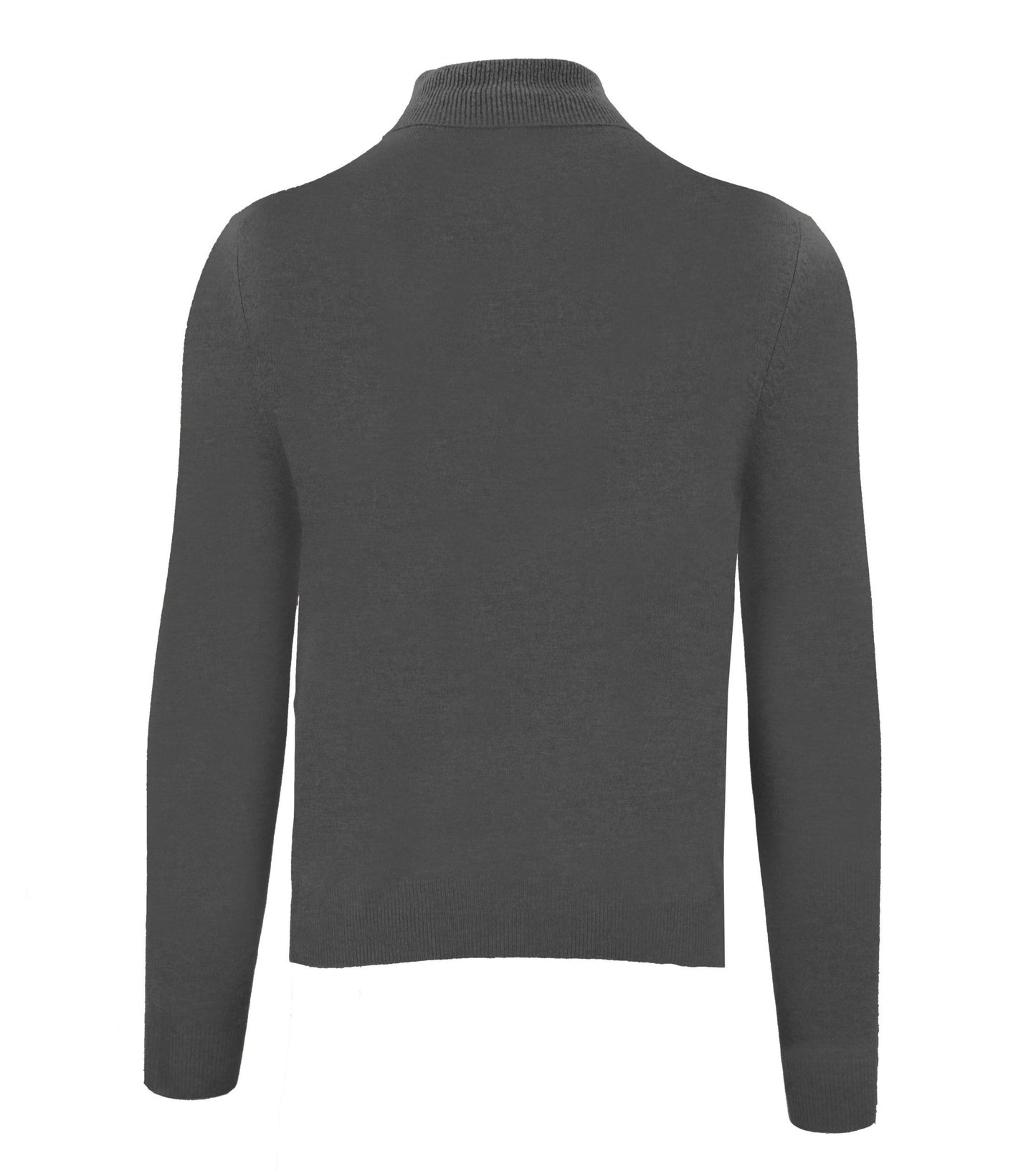 Grauer Kaschmir-Pullover