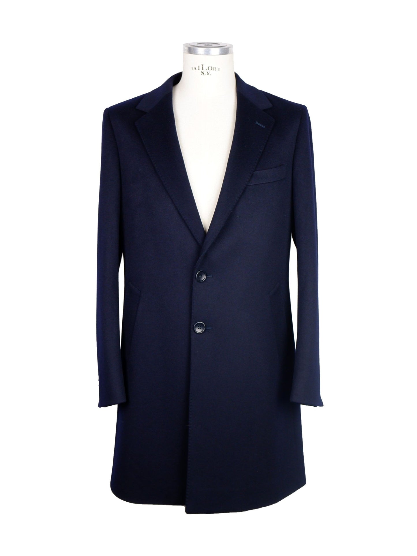 Jacke Vergine aus blauer Wolle