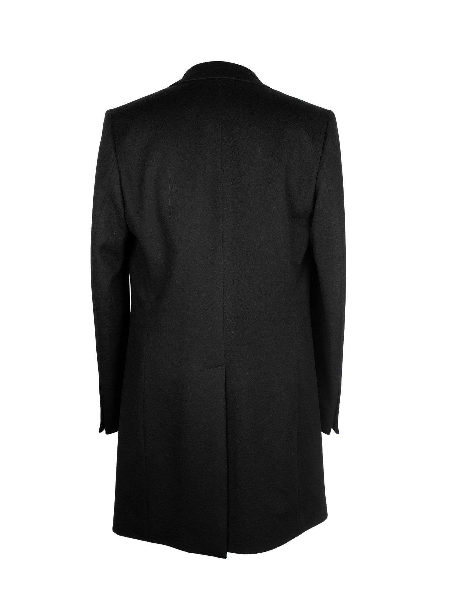 Schwarze Vergine Jacke aus Wolle