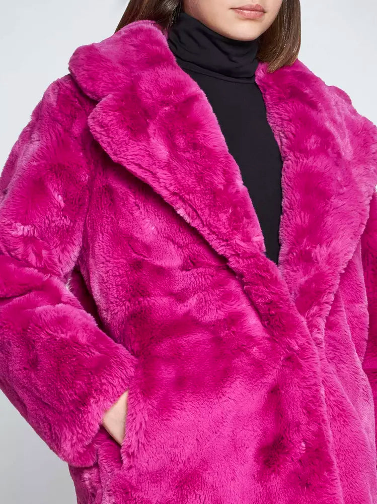 Rosa Polyester Jacken & Mantel