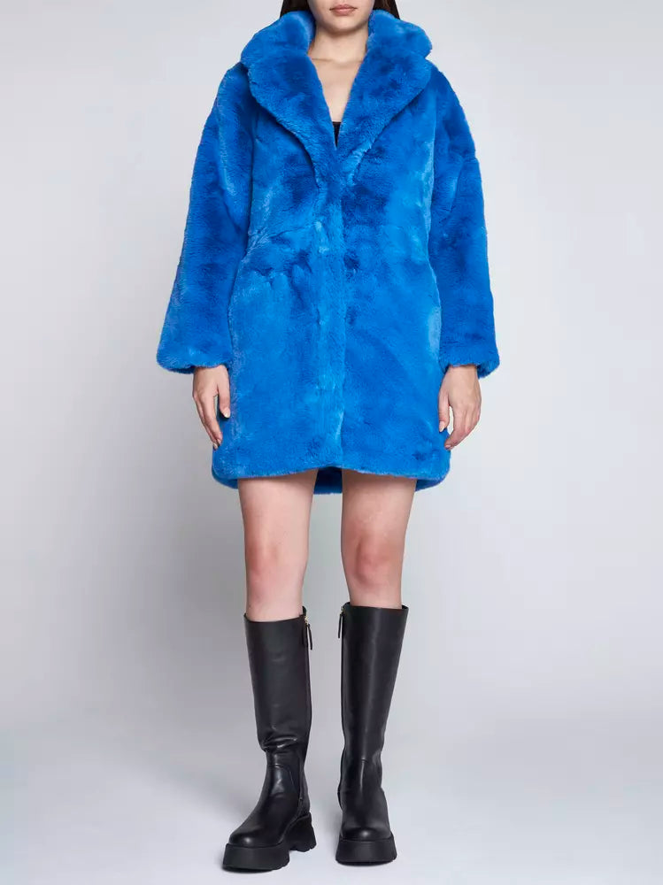 Blaue Polyester Jacken & Mantel