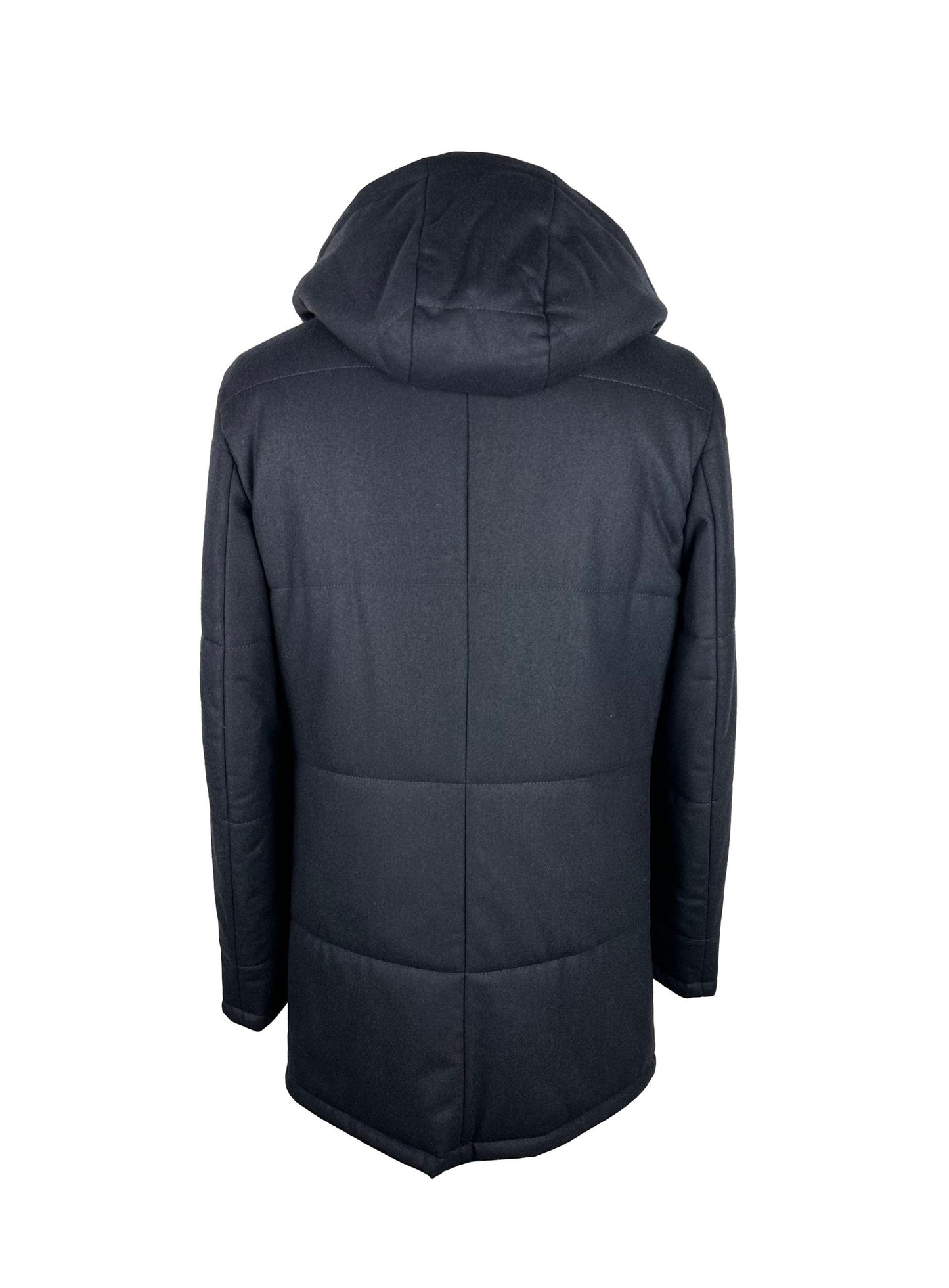 Jacke Vergine aus blauer Wolle