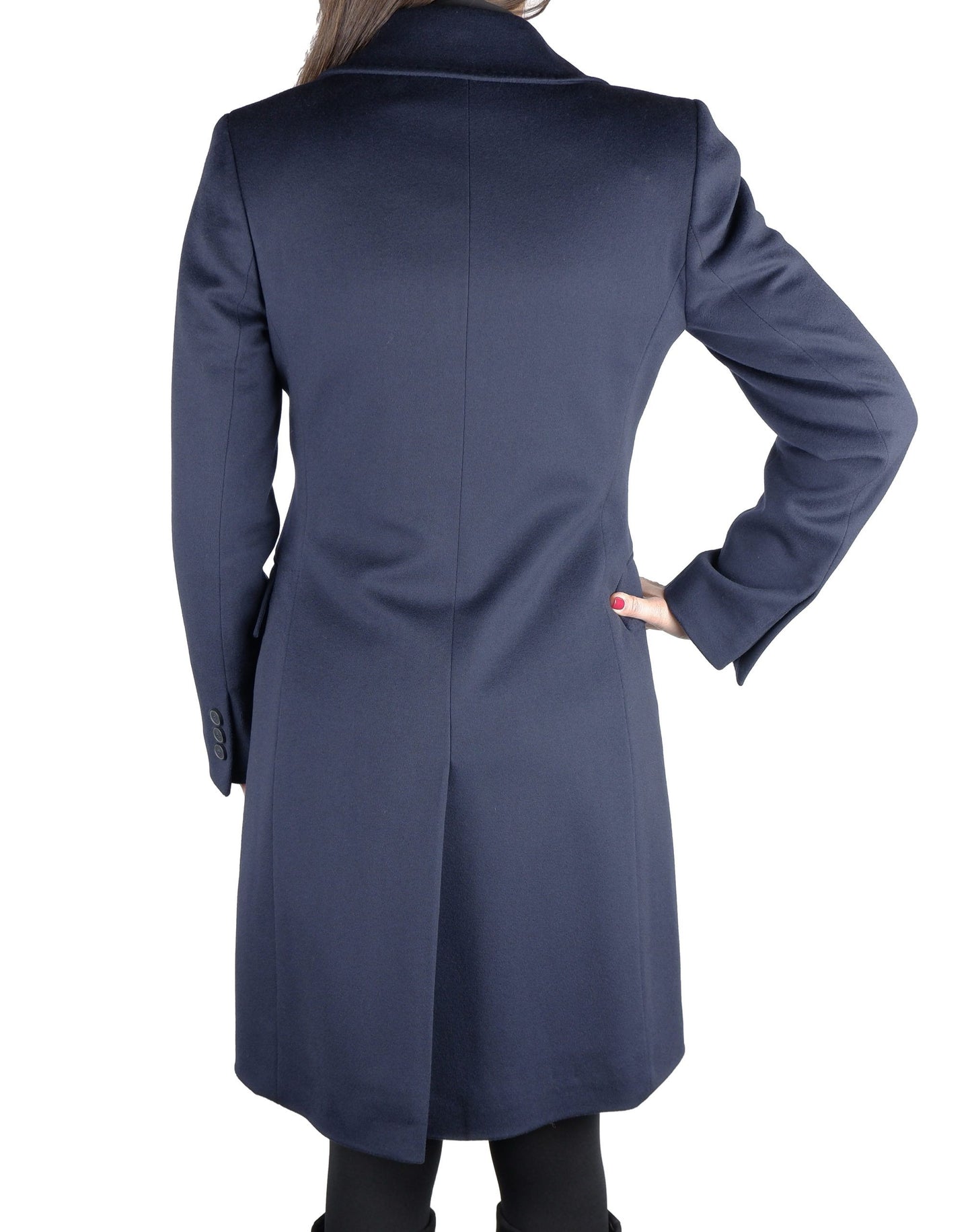 Blaue Wolle Vergine Jacken & Mantel