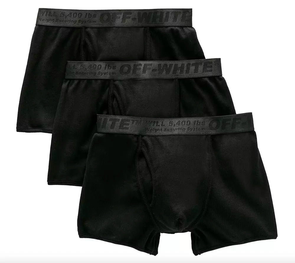 Schwarze Baumwollunterwäsche