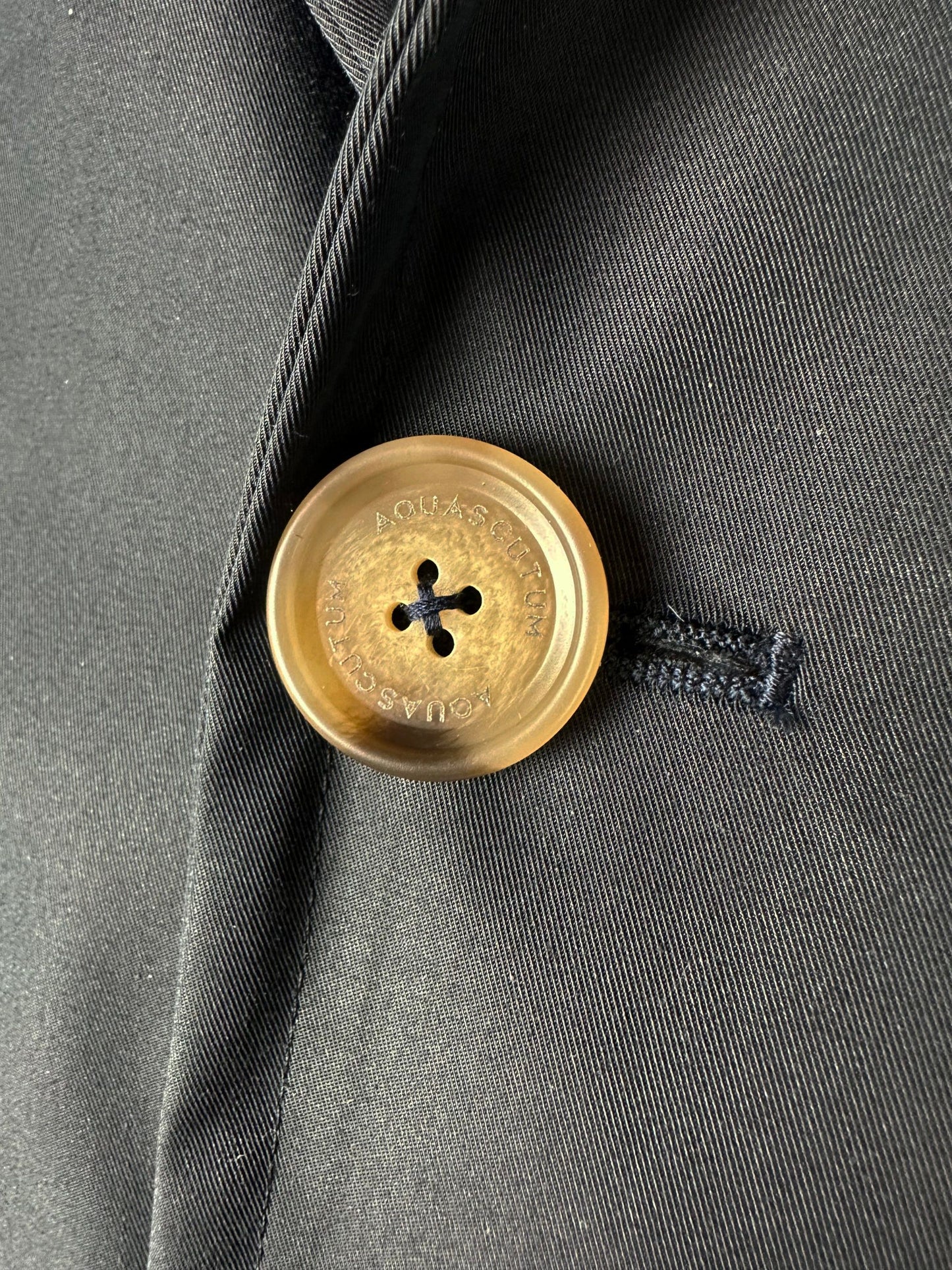 Blaue Baumwolljacke