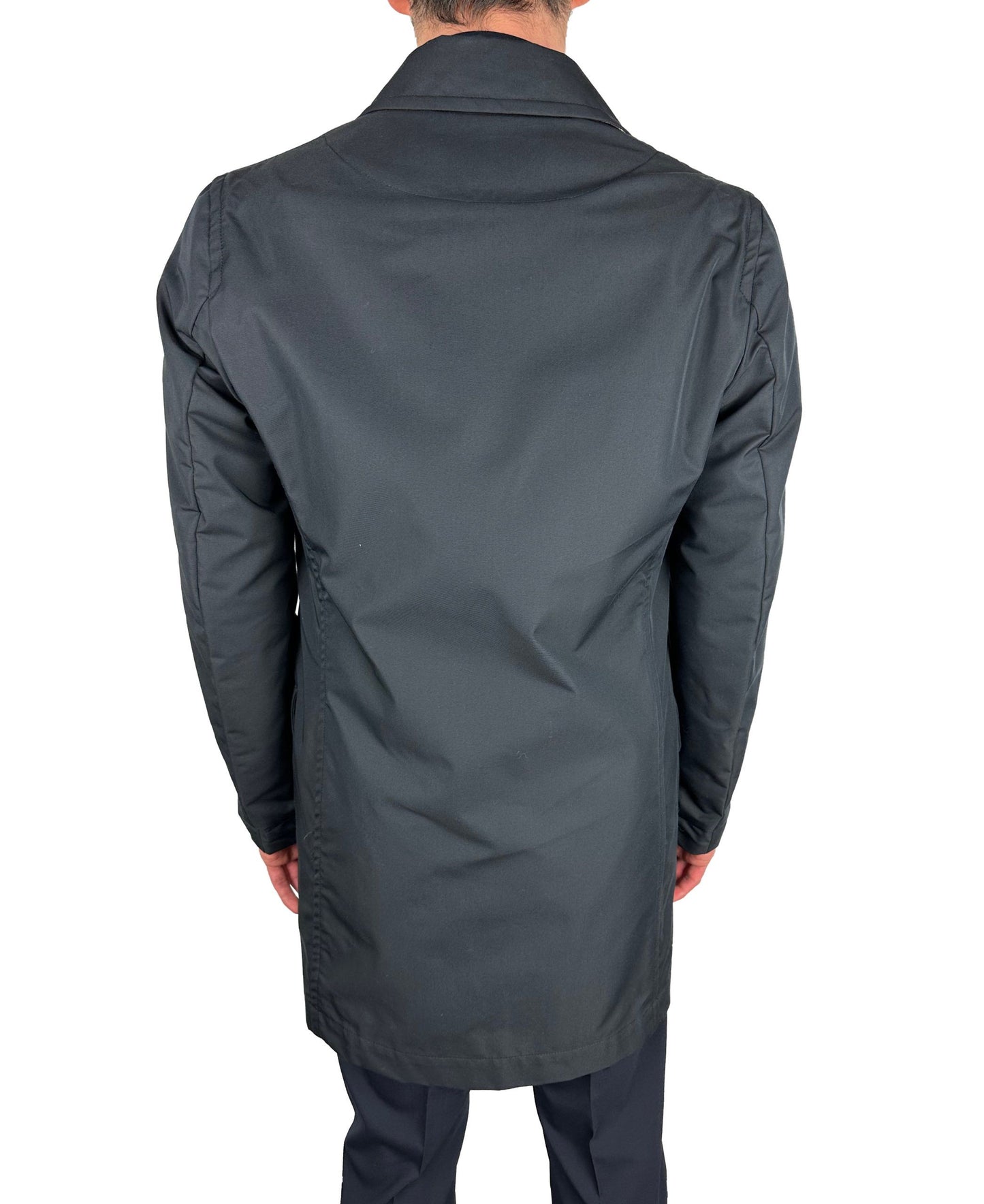 Blaue Baumwolljacke