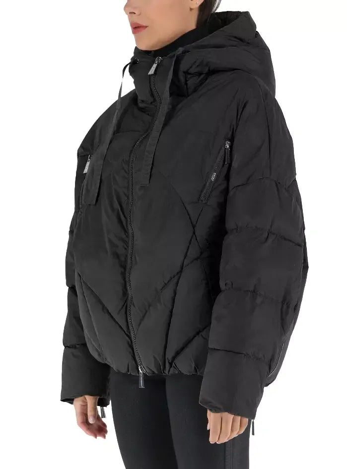 Schwarze Nylon Jacken & Mantel