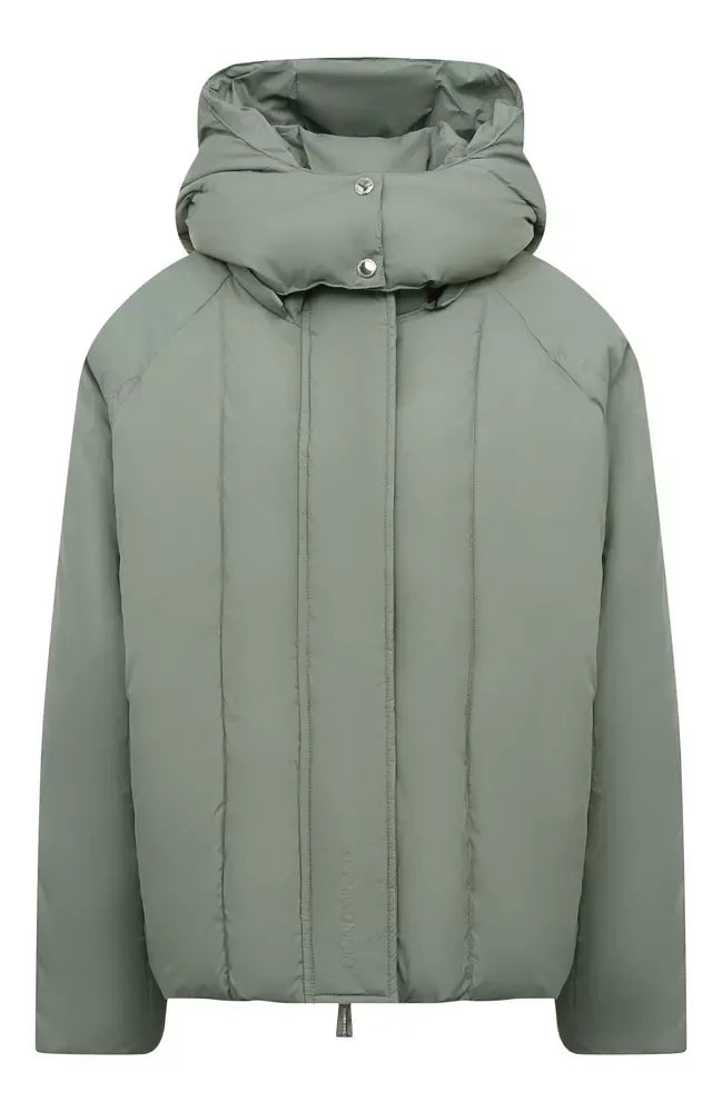 Graue Nylon Jacken & Mantel
